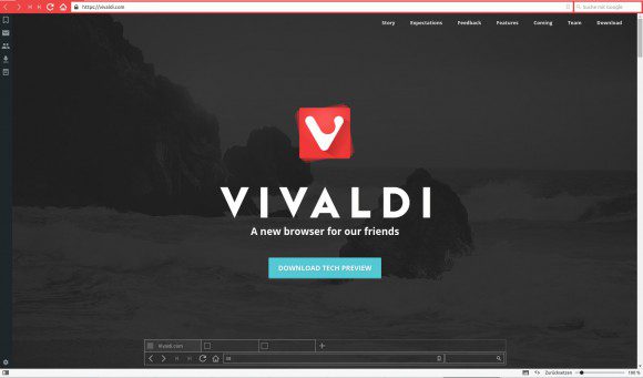 Vivaldi Browser will die Brower-Branche aufmischen