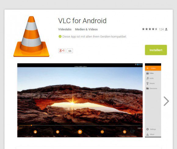 VLC für Android ist erhältlich