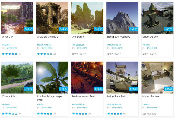 Unreal Engine 4 Marketplace