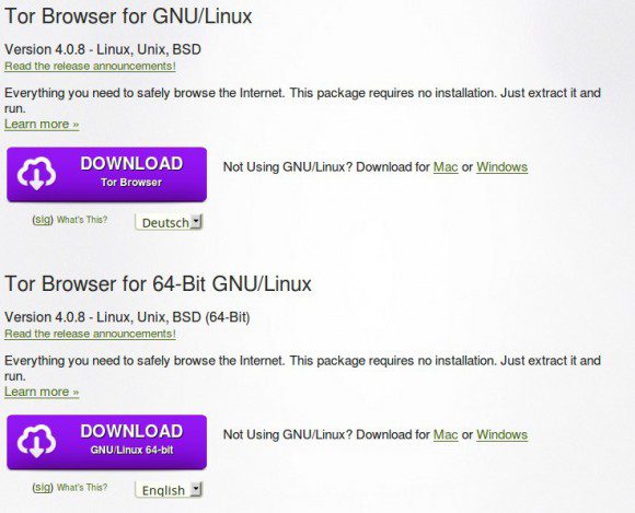 Tor Browser 4.0.8 herunterladen