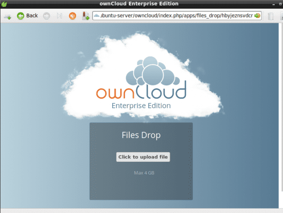 ownCloud 8.0.3: File Drop (Quelle: ownCloud.com)