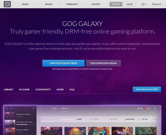 GOG GALAXY kommt bald auch für Linux