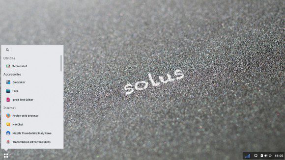 Solus 2: Menü