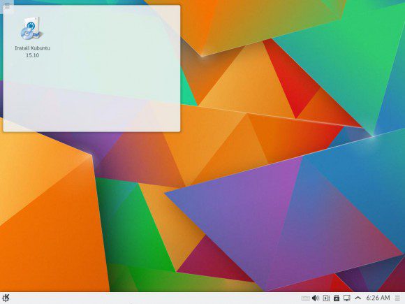 Kubuntu 15.10 Wily Werewolf: Desktop