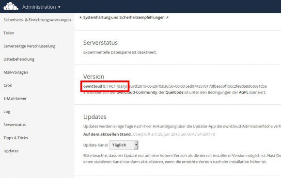 ownCloud 8.1 RC1