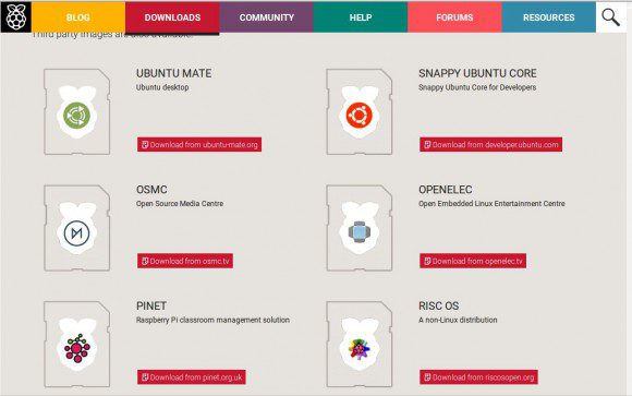 OSMC ist bei Raspberry Pi verlinkt