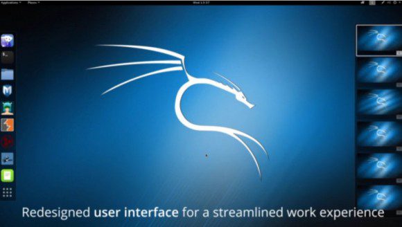 Kali Linux 2.0 mit neuer Anwenderoberfläche