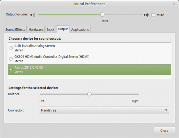 Linux Mint 17.2 und libmatemixer (Quelle: linuxmint.com)