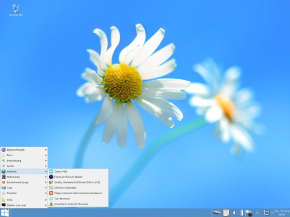 Tails 1.5: Windows 8 Tarnmodus