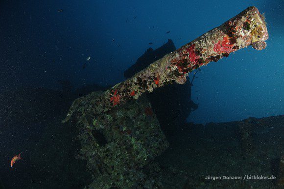 Luftabwehrgeschütz der Thistlegorm