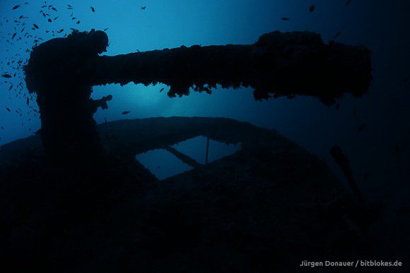 Luftabwehrgeschütz der Thistlegorm