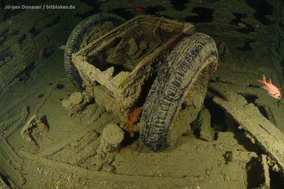 Beiwagen in der Thistlegorm