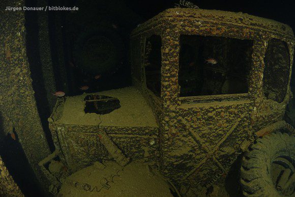 Lastwagen in der Thistlegorm