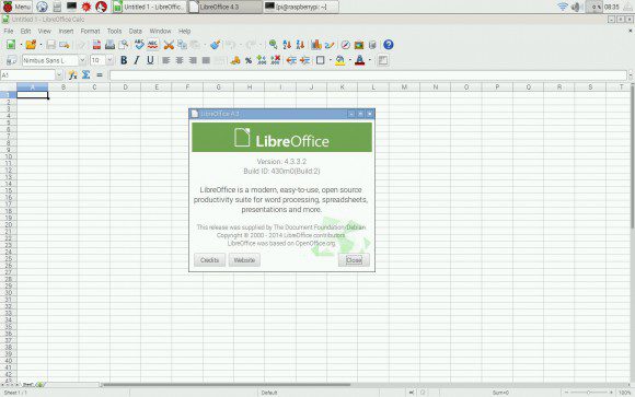 Raspian Jessie und LibreOffice