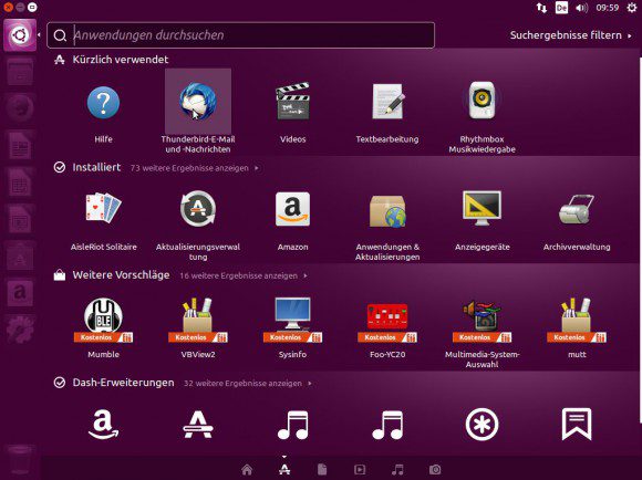 Ubuntu 15.10 Anwendungen