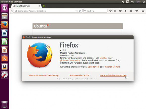 Ubuntu 15.10 Firefox