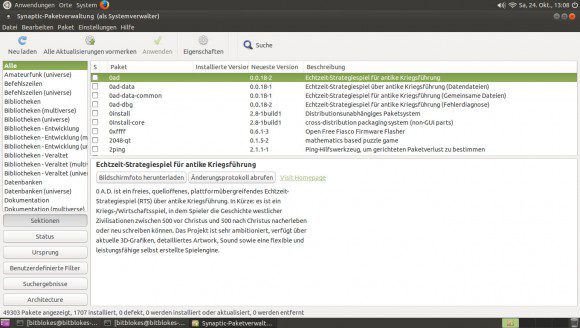 Ubuntu MATE 15.10: Synaptic