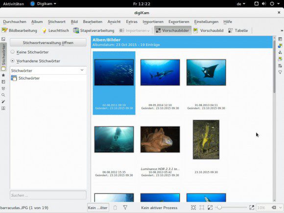 digiKam funktioniert unter Ubuntu GNOME