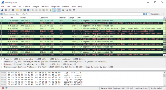 Wireshark 2 - sieht gar nicht so anders aus (Quelle: wireshark.org)