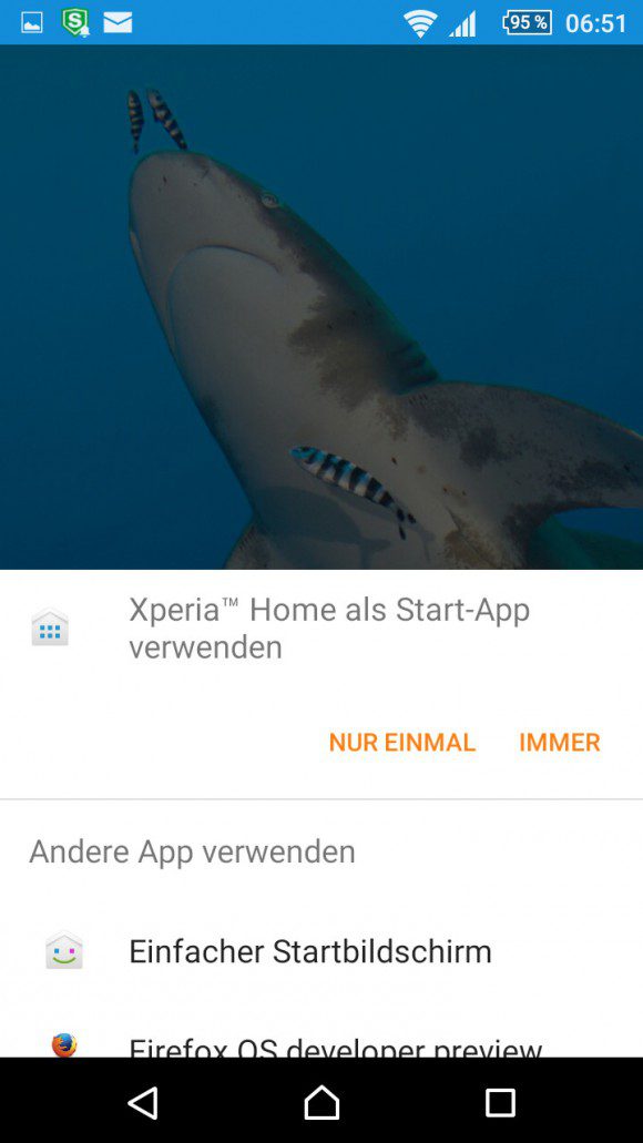 Firefox OS als Startbildschirm verwenden