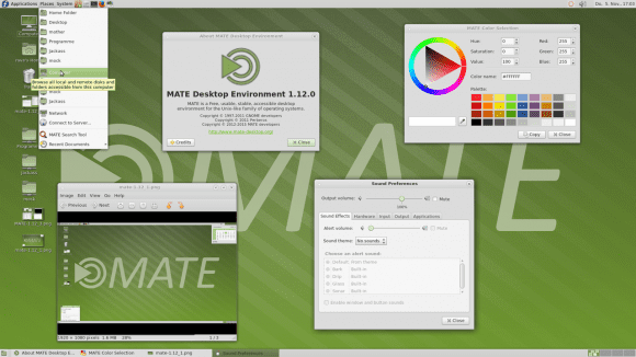 Ubuntu MATE 16.04 Alpha 1 enthält MATE 1.12 noch nicht (Quelle: mate-desktop.org)