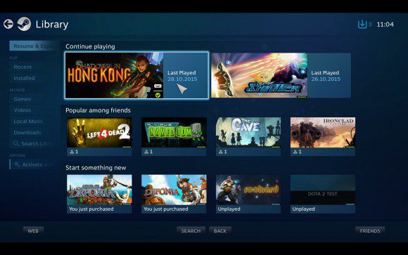 SteamOS setzt auf Big Picture