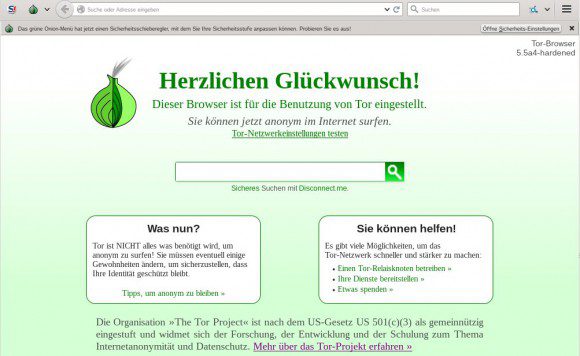 Tor Browser 5.5a4-hardened