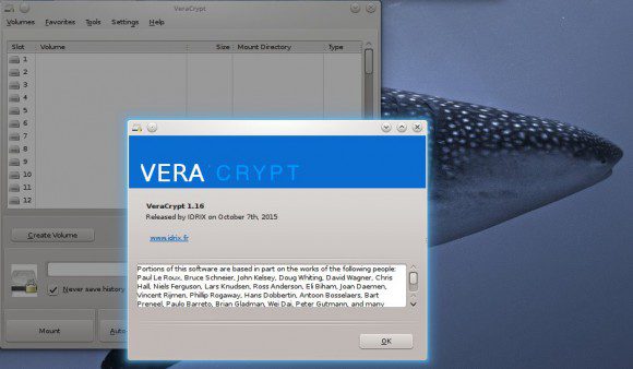 VeraCrypt 1.16 unter Kubuntu 14.04