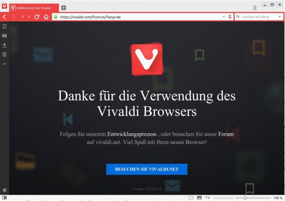 Vivaldi Beta