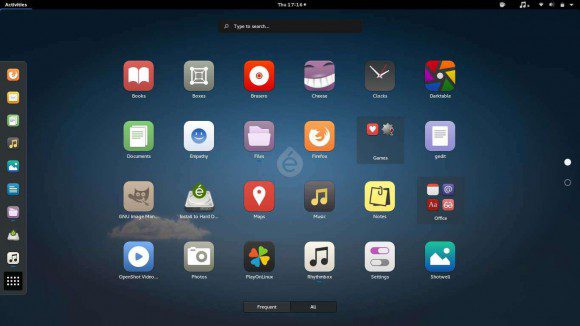 Chapeau 23 mit GNOME 3.18 (Quelle: sourceforge.net)