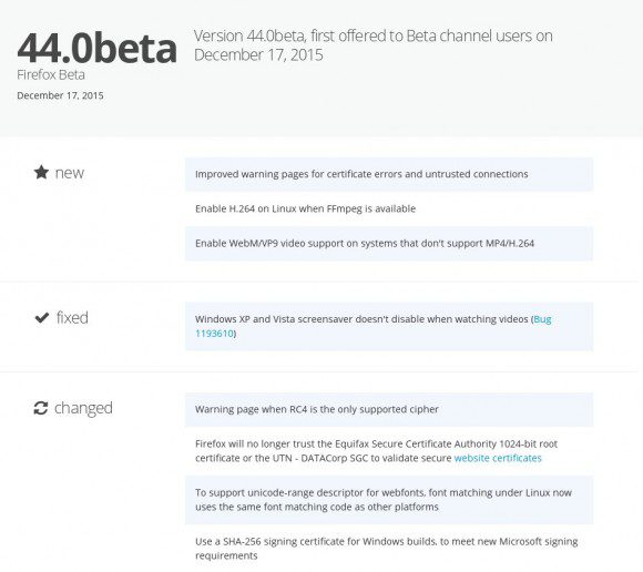 Mozilla Firefox 44 Beta bringt Verbesserungen für Linux-Anwender