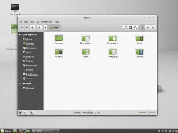 Linux Mint 17.3: Nemo