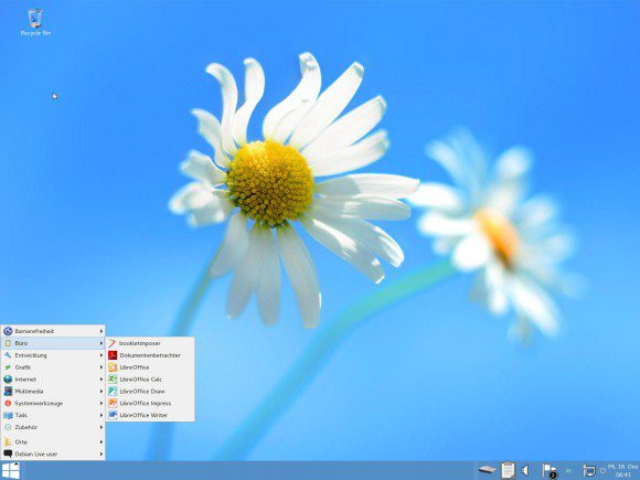 Tails 1.8: Windows 8 Tarnmodus