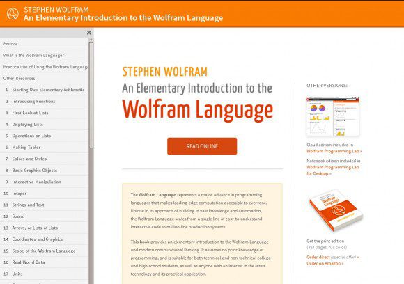 An Elementary Introduction to the Wolfram Language ist kostenlos im Web