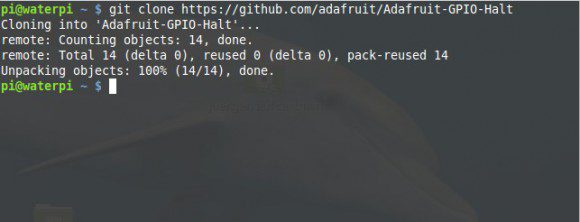 Um Adafruit-GPIO-Halt zu installieren, braucht man Git