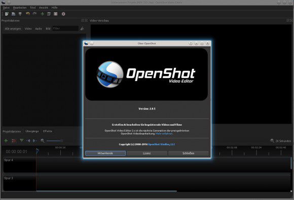 OpenShot 2.0.5 unter Kubuntu 14.04 LTS