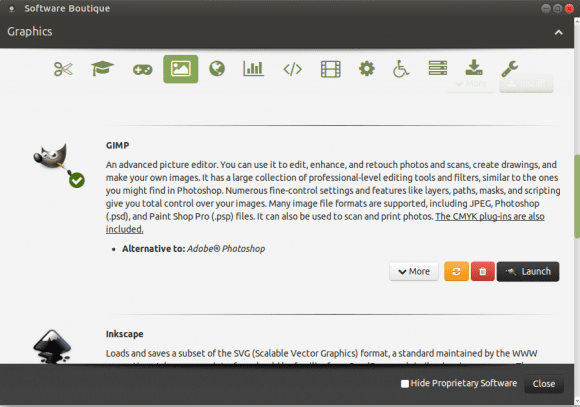 GIMP installiert