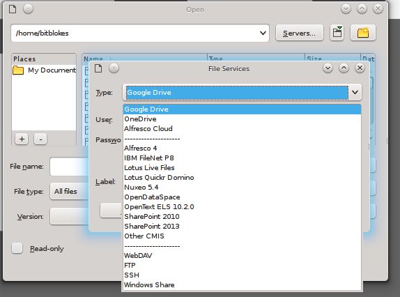 LibreOffice 5.1 und der Zugriff auf die Server