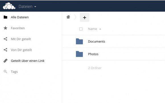 ownCloud 9 mit Tags