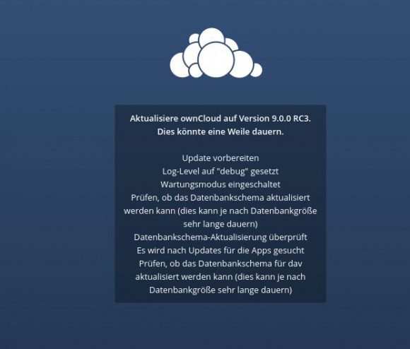 ownCLoud 9 RC3