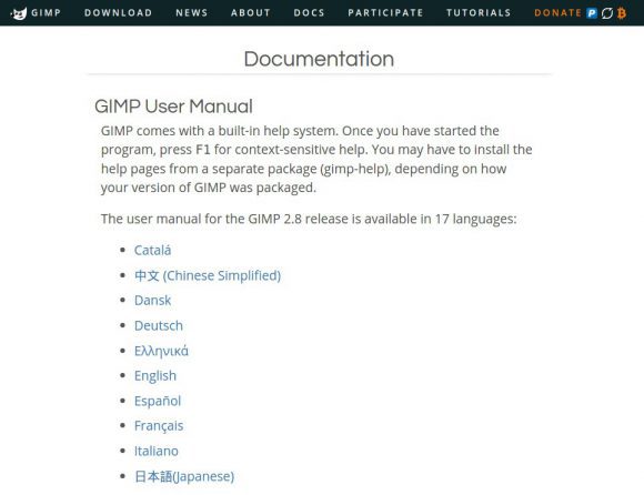 Das Handbuch soll für GIMP 2.10 aufbereitet werden