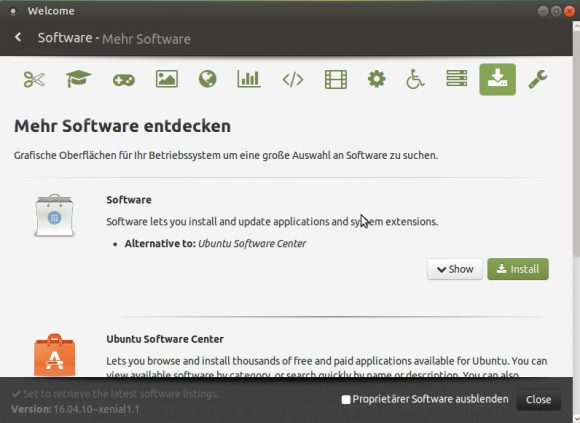 Mehr Software