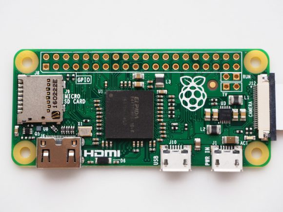 Raspberry Pi Zero: Stromverbrauch vergleichbar mit dem des A+ (Quelle: raspberrypi.org)