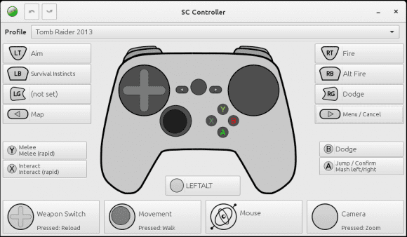 SC Controller: Steam Controller konfigurieren, ohne Steam öffnen zu müssen (Quelle: github.com)