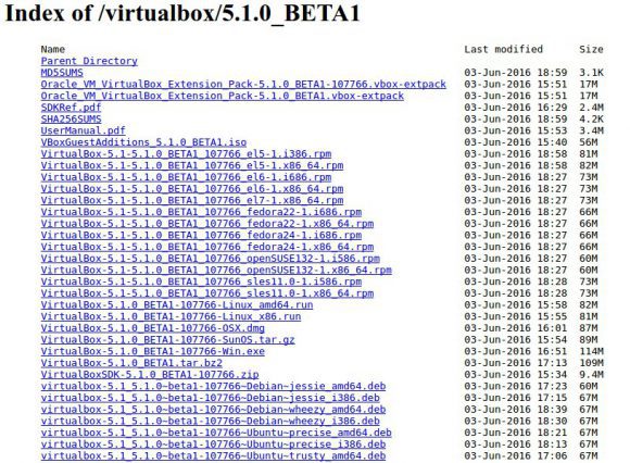 Oracle VM Virtual Box 5.1 Beta 1 ab sofort vergügbar