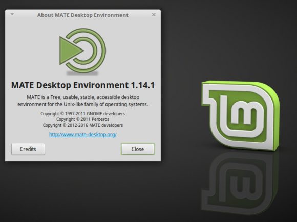 Linux Mint 18 - MATE 1.14