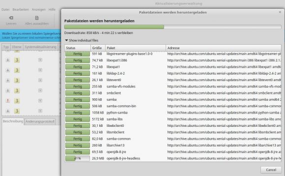 Linux Mint 18 komplett aktualisieren