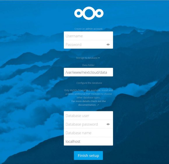 Nextcloud konfigurieren