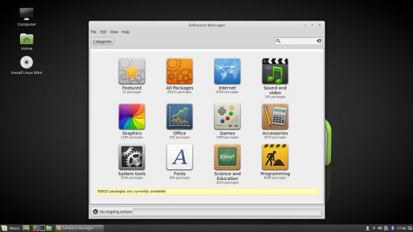 Linux Mint 18 Software Manager