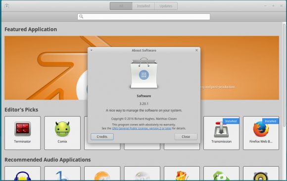 Xubuntu 16.04 LTS und die Software